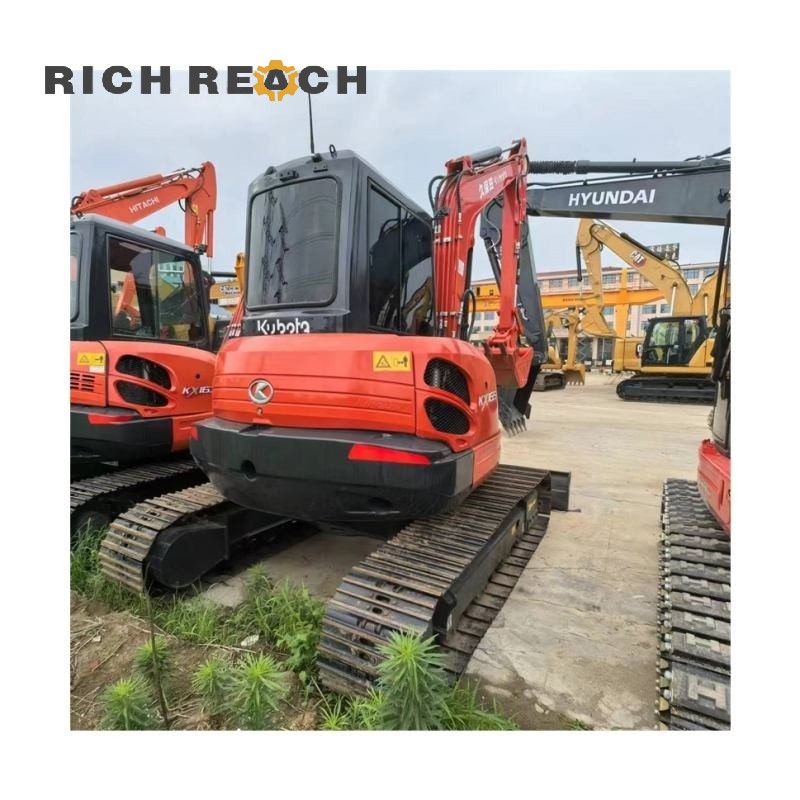 Front view of a used 2025 Kubota KX165-5 excavator for sale – powerful compact machine | Richreach